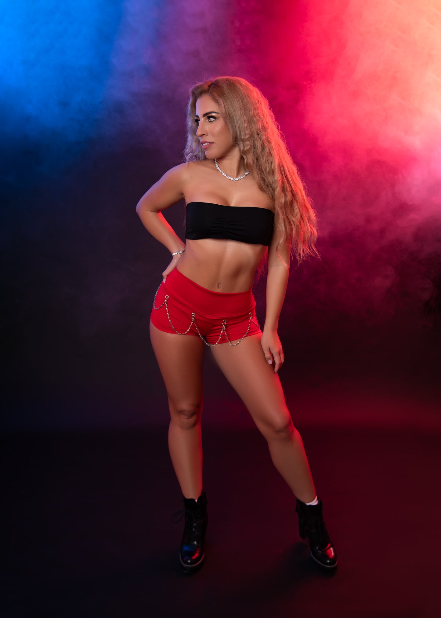 dancewear london for women. twerk clothes, twerk shorts. red twerk shorts, booty shorts, chain shorts, cut out twerk shorts, dance costume. twerk outfit. pole dance outfit, best twerk shorts.