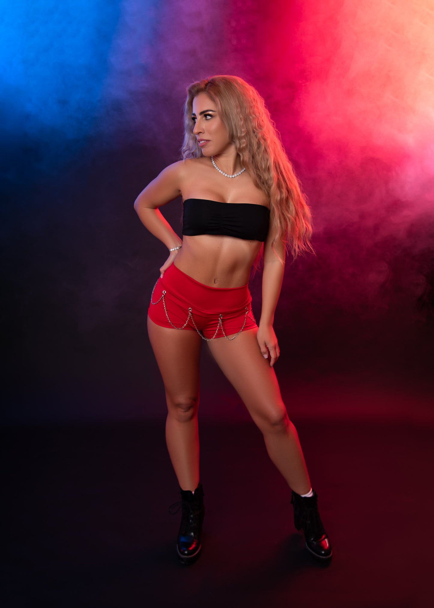 dancewear london for women. twerk clothes, twerk shorts. red twerk shorts, booty shorts, chain shorts, cut out twerk shorts, dance costume.  twerk outfit. pole dance outfit, best twerk shorts.